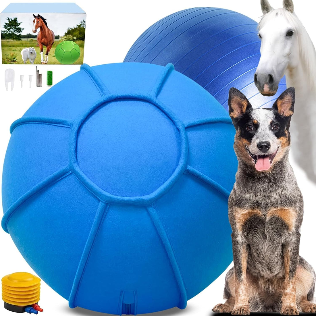 Herding Ball for Dogs, 25" Horse Ball with Cover