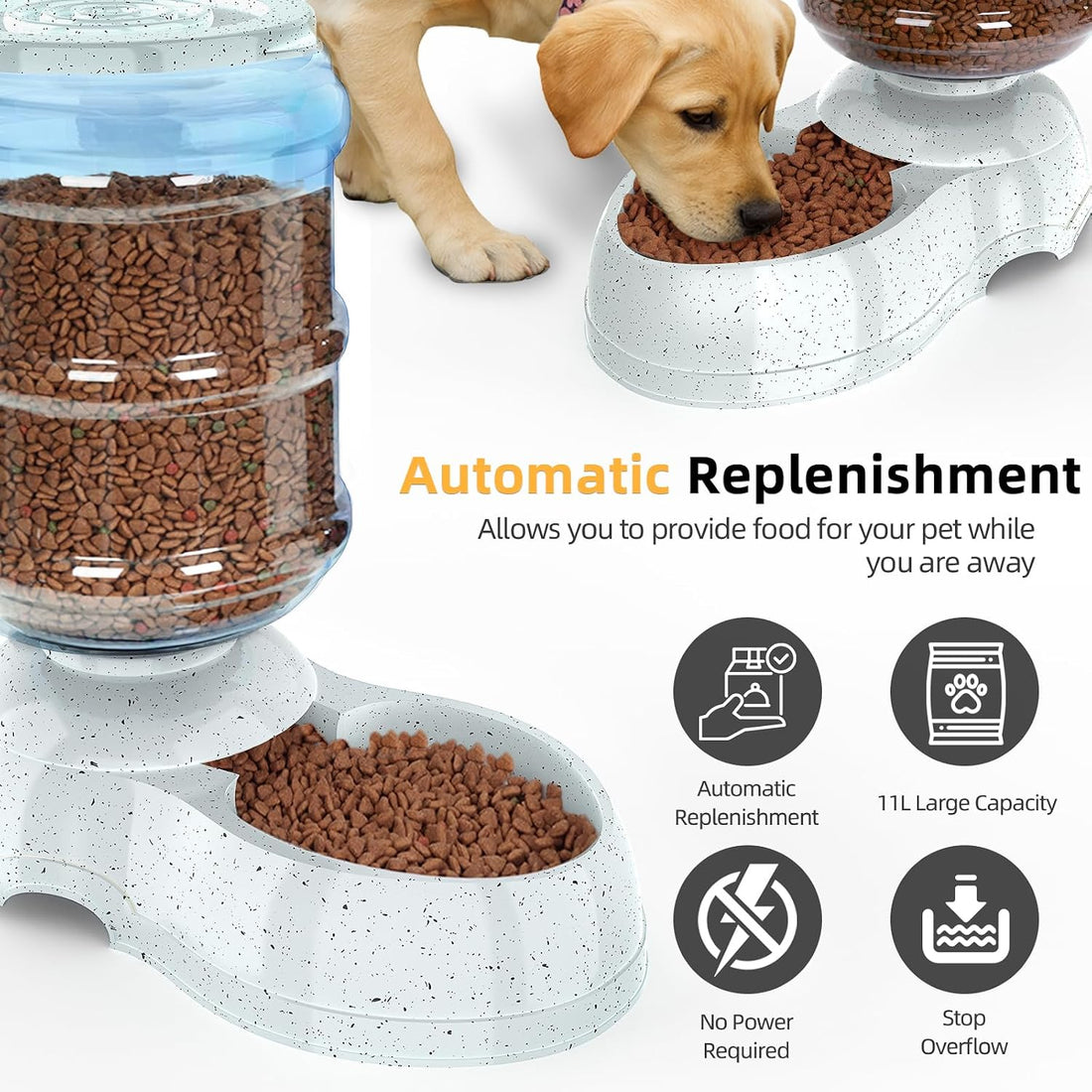 Kenond 11L Gravity Automatic Dog Feeder