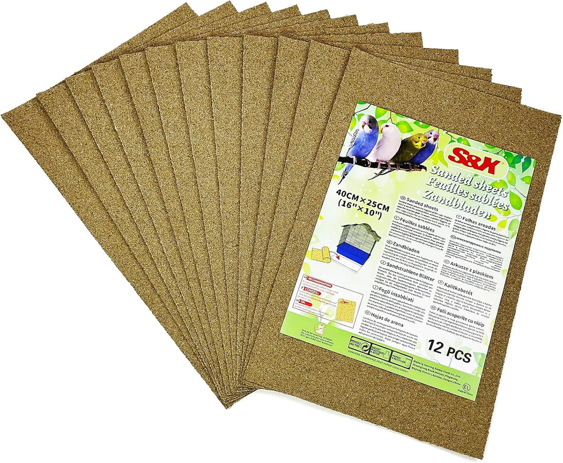 S&X Bird Cage Liners 17 x 11in, 10-Pack