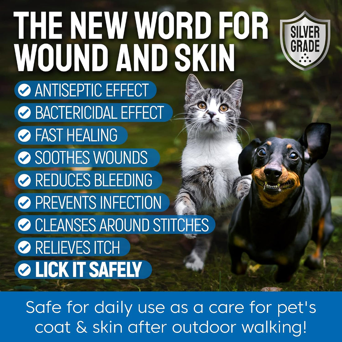 SILVER GRADE Wound Spray for Pets