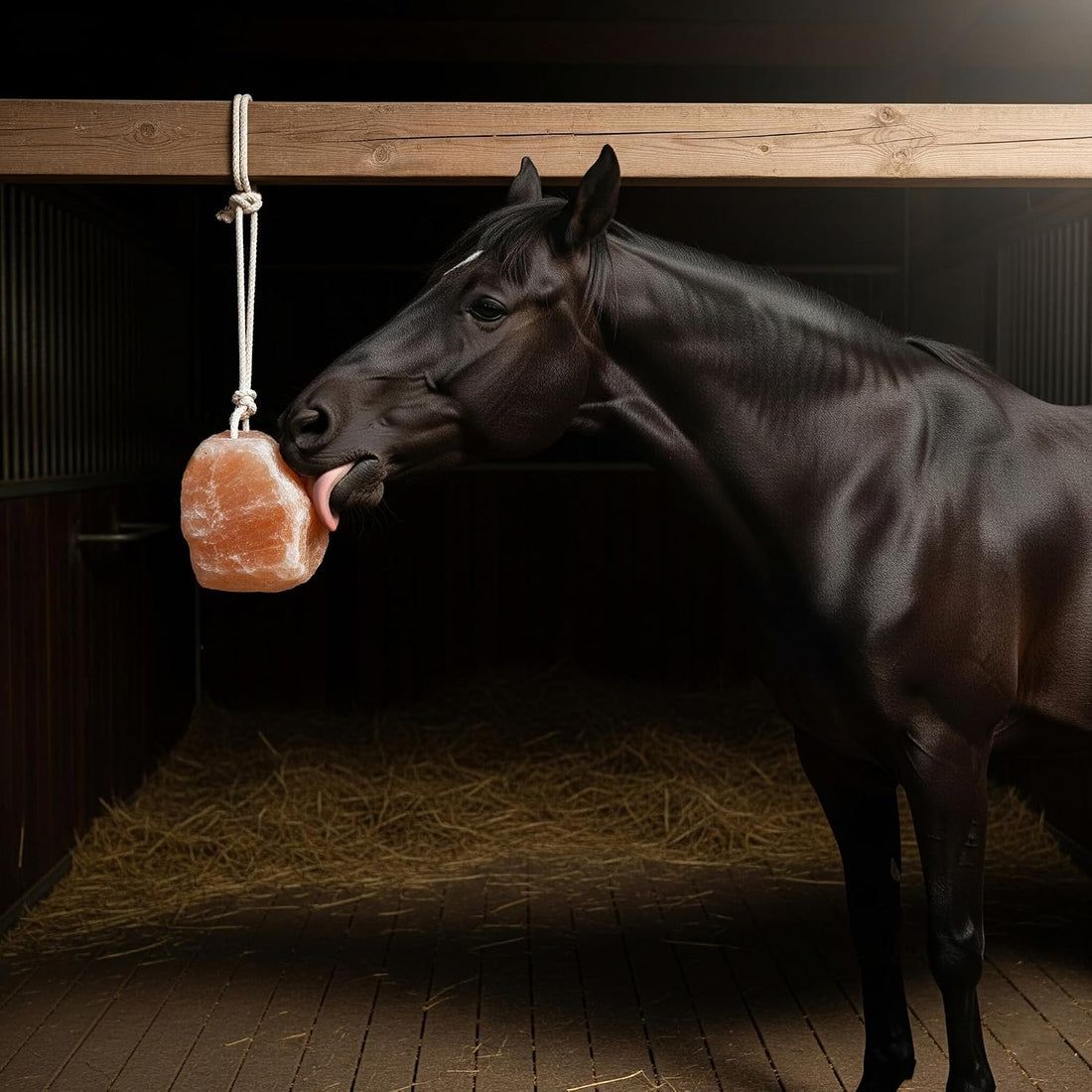 6 Himalayan Salt Block for Horses with Rope Natural Horse Salt Lick