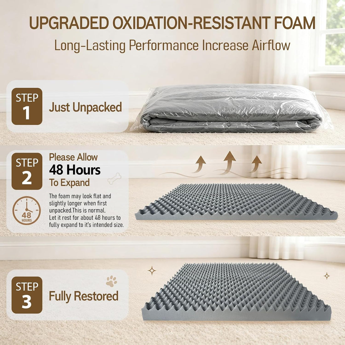 Comfort Expression Orthopedic XL Dog Bed for Large and Extra Large