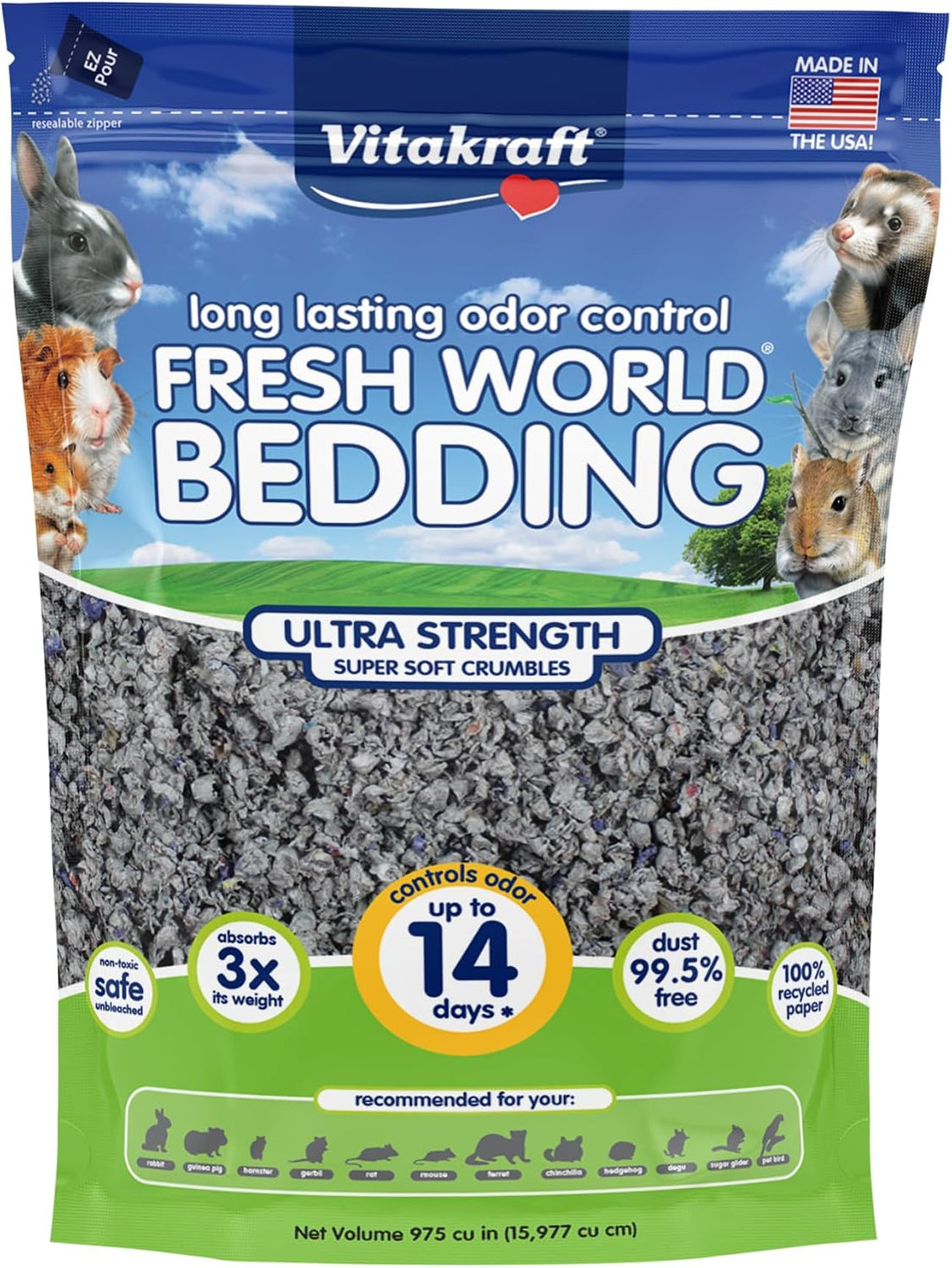 Vitakraft Fresh World Small Animal Bedding - Ultra Strength