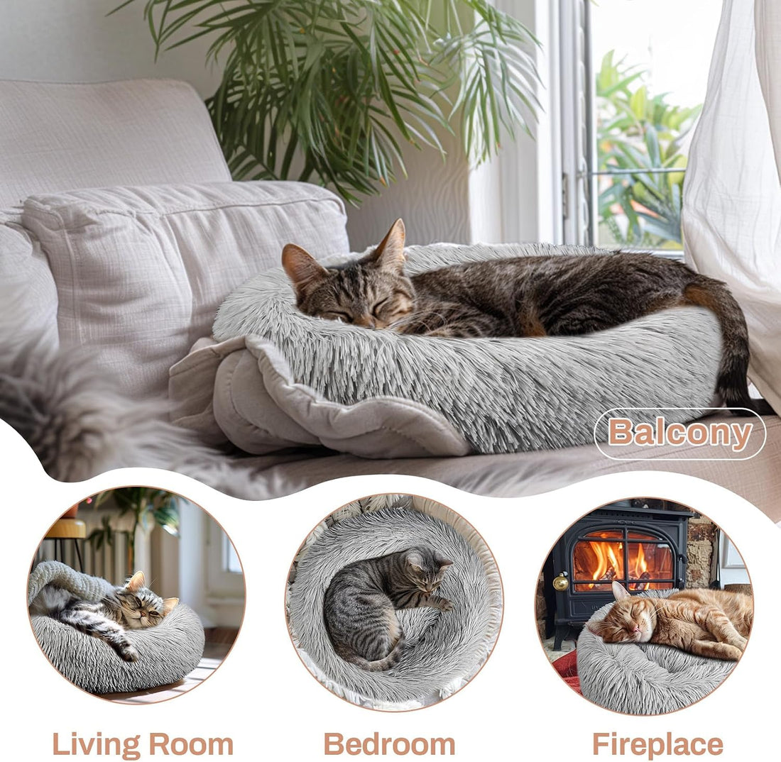 RAINFLOW Cat Bed Indoor Calming