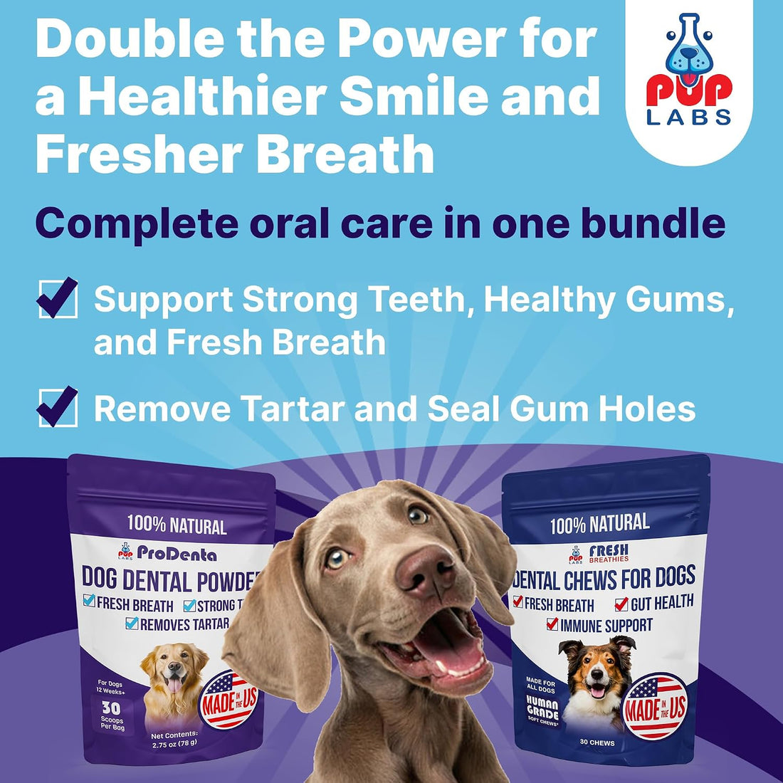 Pup Labs ProDenta & Fresh Breathies Bundle