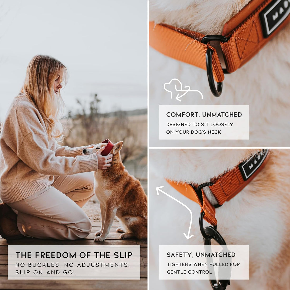 MADE TO ROAM Premium Everyday Dog Collar