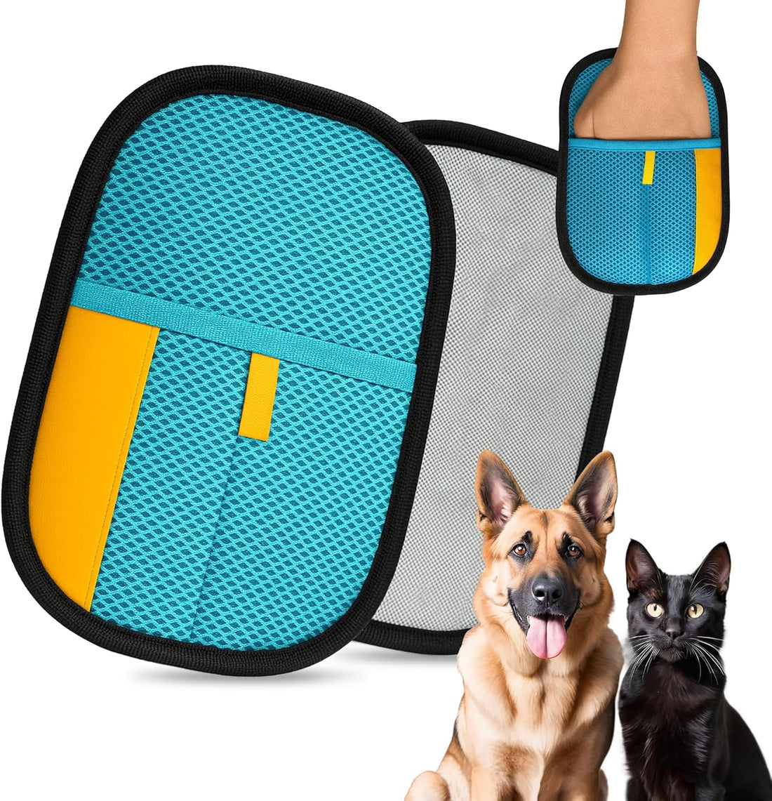 Uproot Clean Reusable Electrostatic Pet Hair Remover Glove for Any