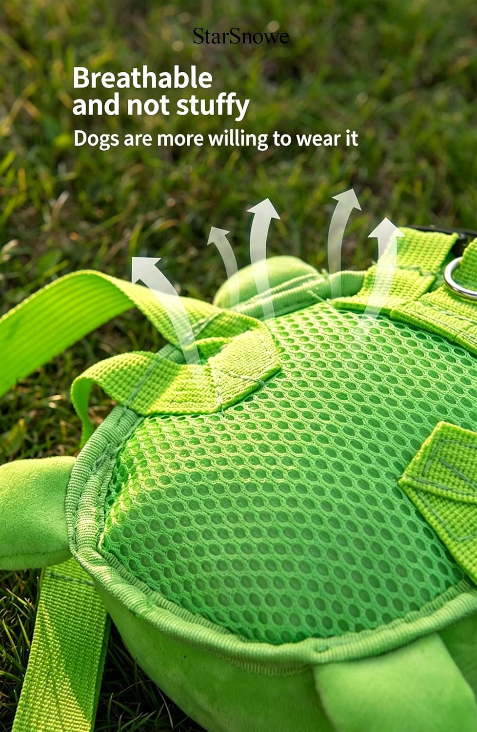×Pet Backpack Harness,Dog Saddle Bag,Self Carrier Poopbag Holder