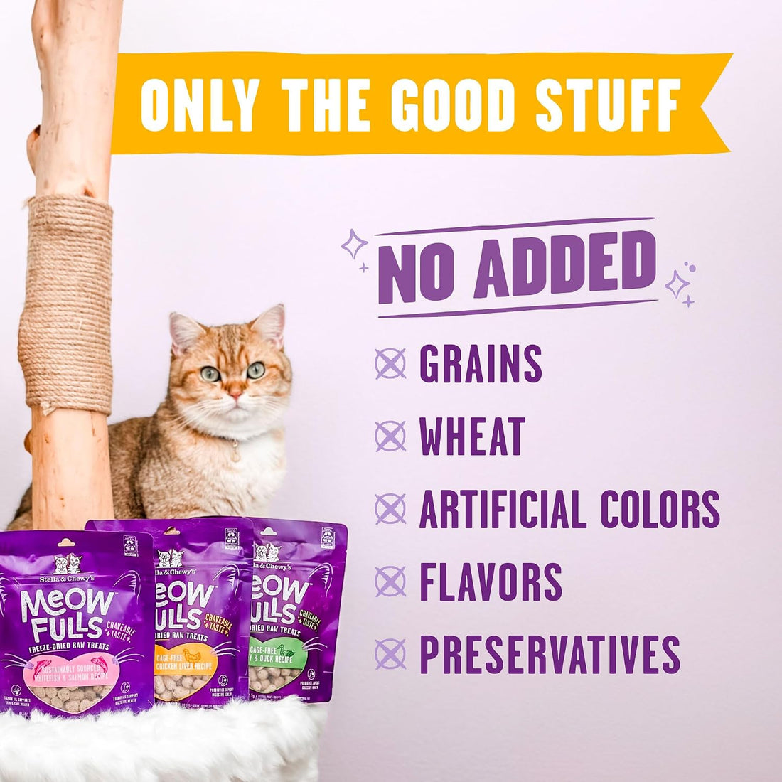 Stella & Chewy's Meowfulls Freeze Dried Cat Treats