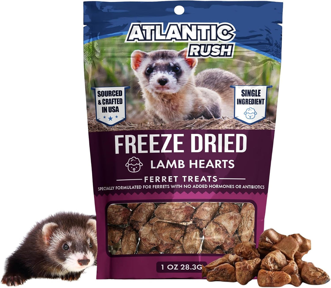 Freeze Dried Small Pet Treats - Resealable Bag of Treats for Ferrets