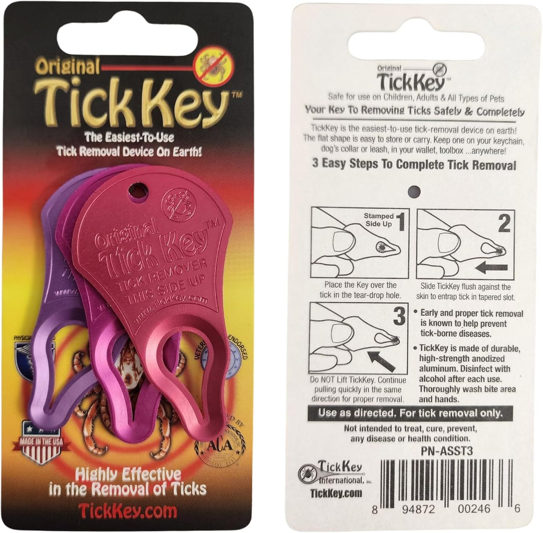 Love Bundle - The Original Tick Key - Tick Detaching Device - Portable