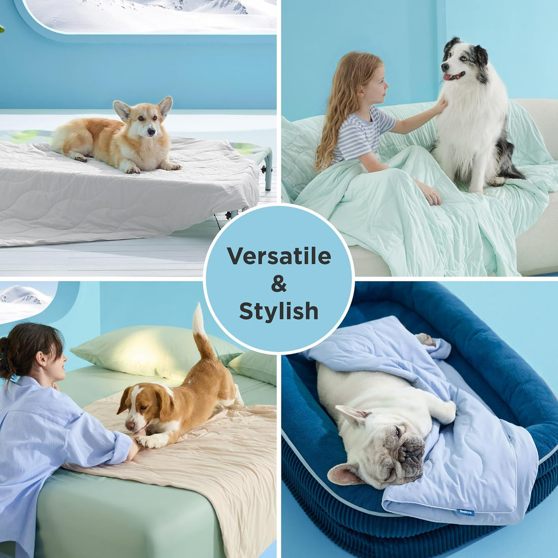 Bedsure ArcticMax™ Q-MAX>0.5 Premium Cooling Blanket for Medium
