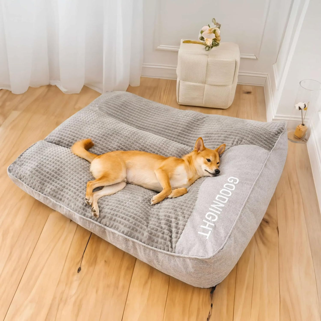 MRFLUFFYFRIEND™ Calming Dog Cushion Bed