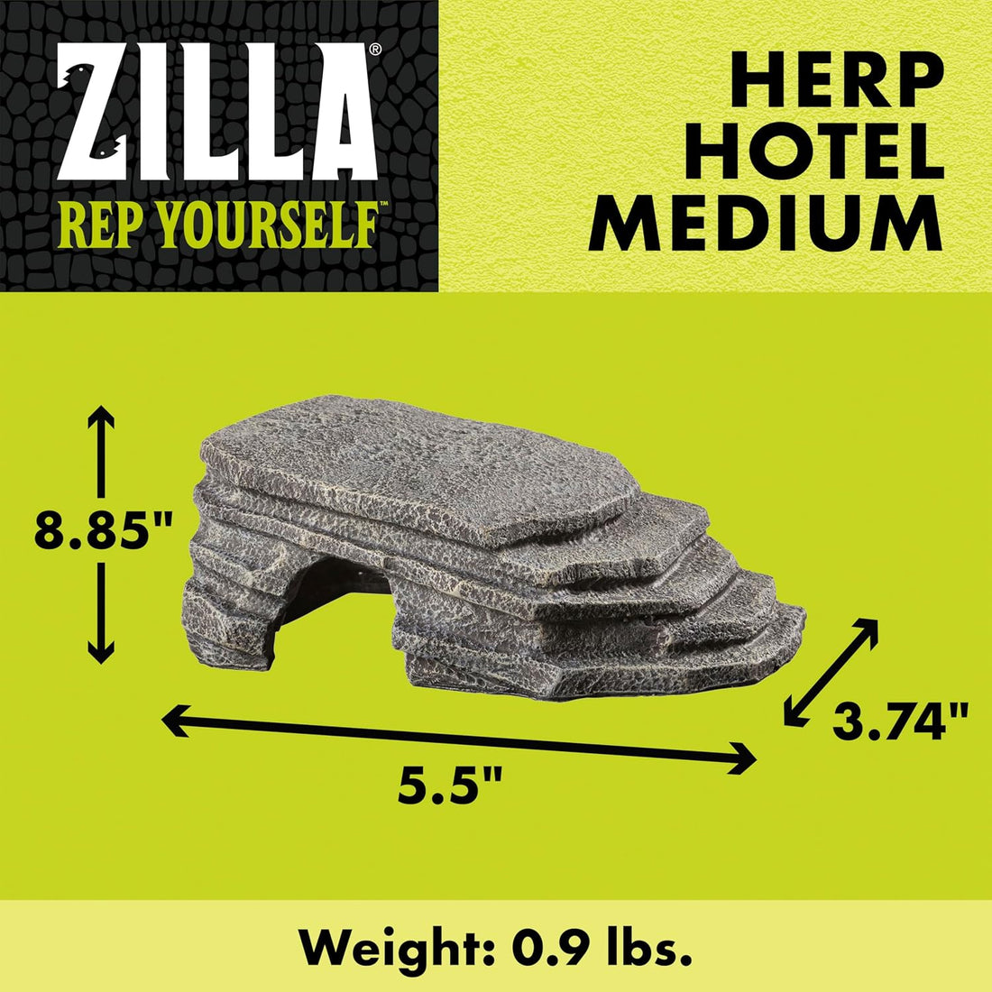 Zilla Herp Hotel Naturalistic Hide, Bearded Dragon Basking Platform