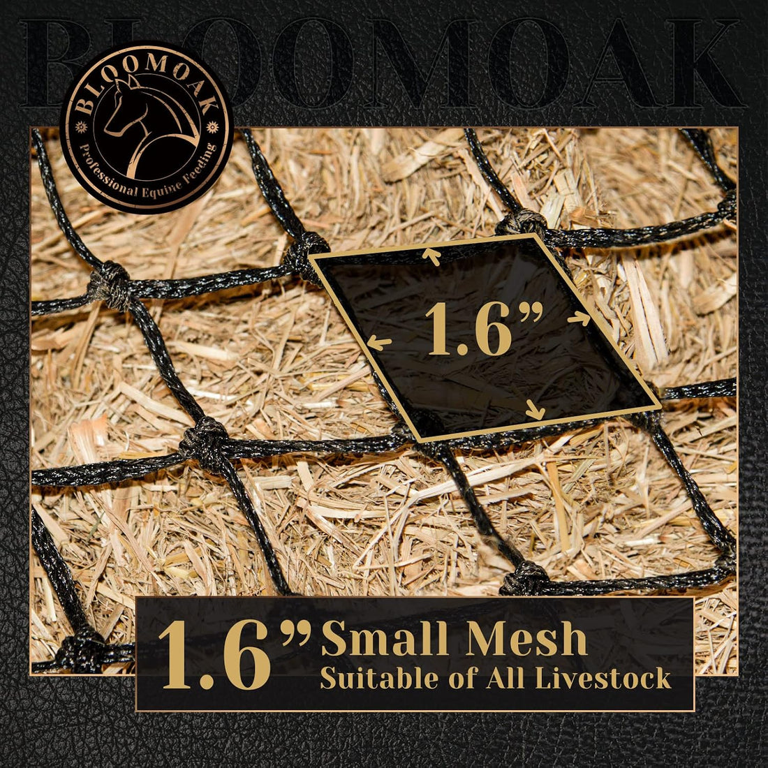 Bloomoak Slow Hay Net Feeder for Horses