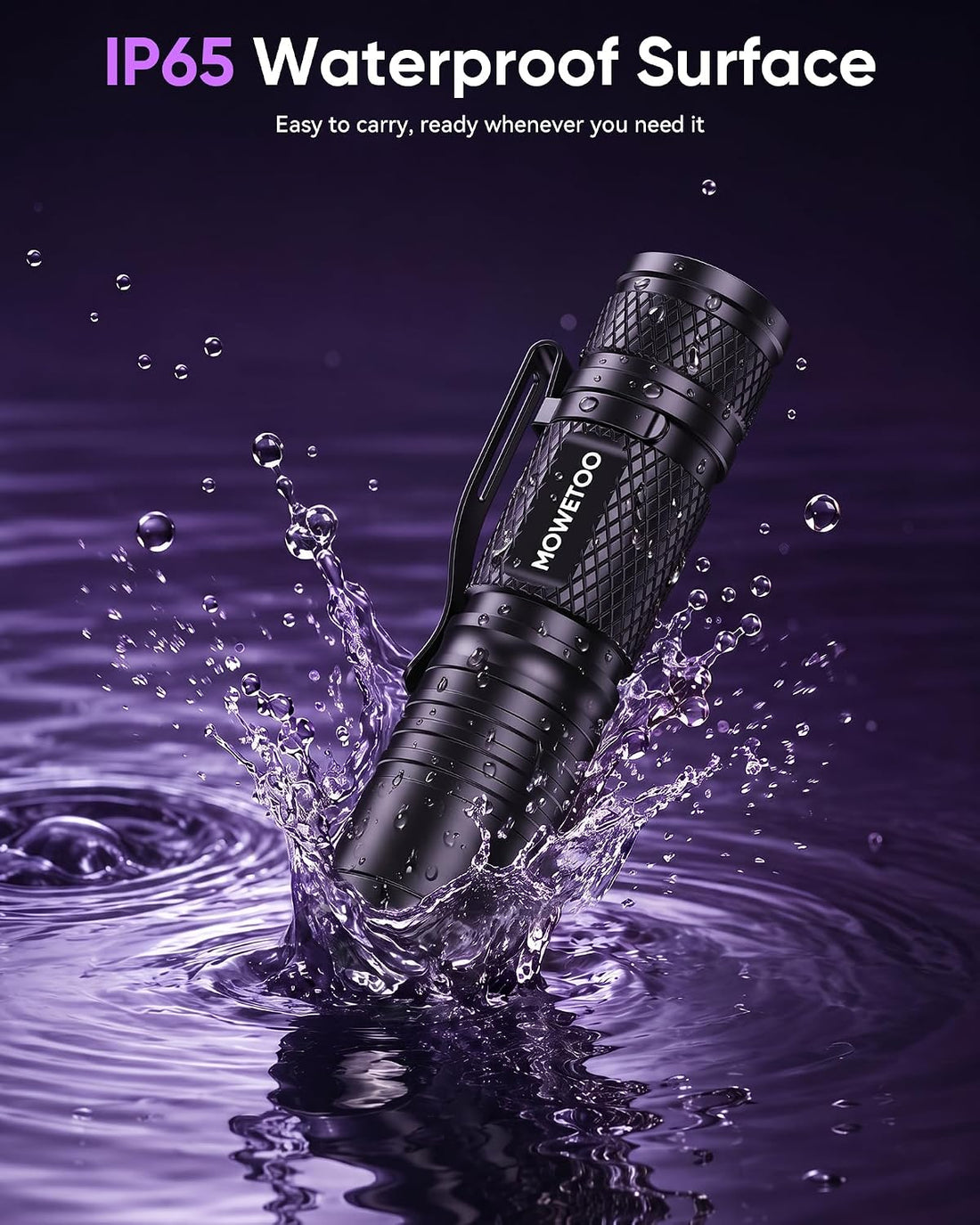 Black light UV Flashlight Rechargeable