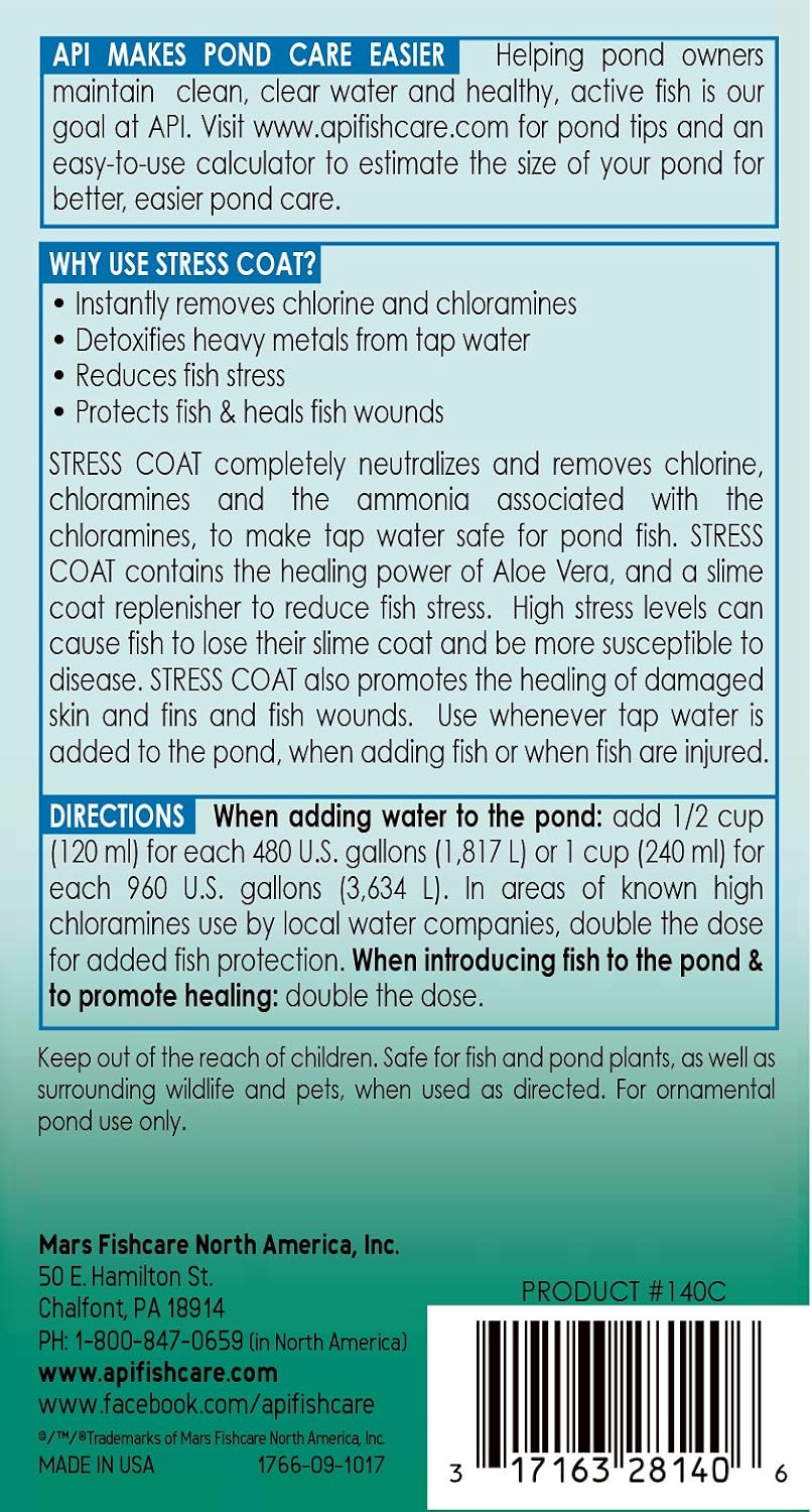 API POND STRESS COAT Pond Water Conditioner