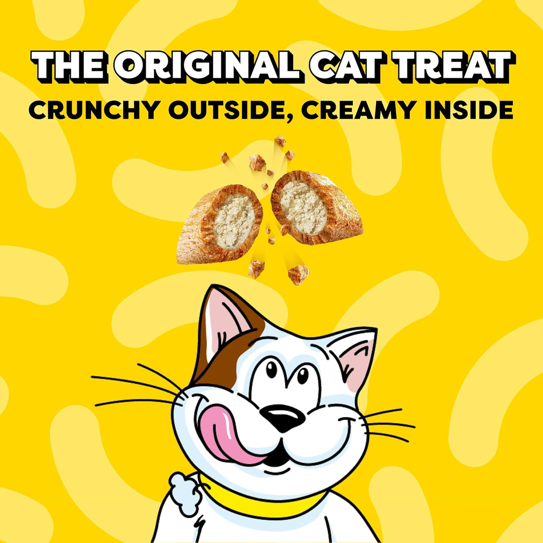 Temptations Jumbo Stuffed Cat Treats, Crunchy and Soft Cat Treats