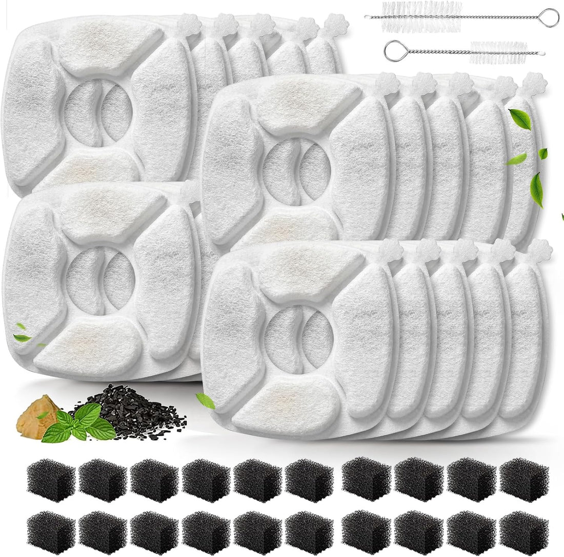 Cat Water Fountain Replacement Filters-12 Pack Cat Fountain Filters