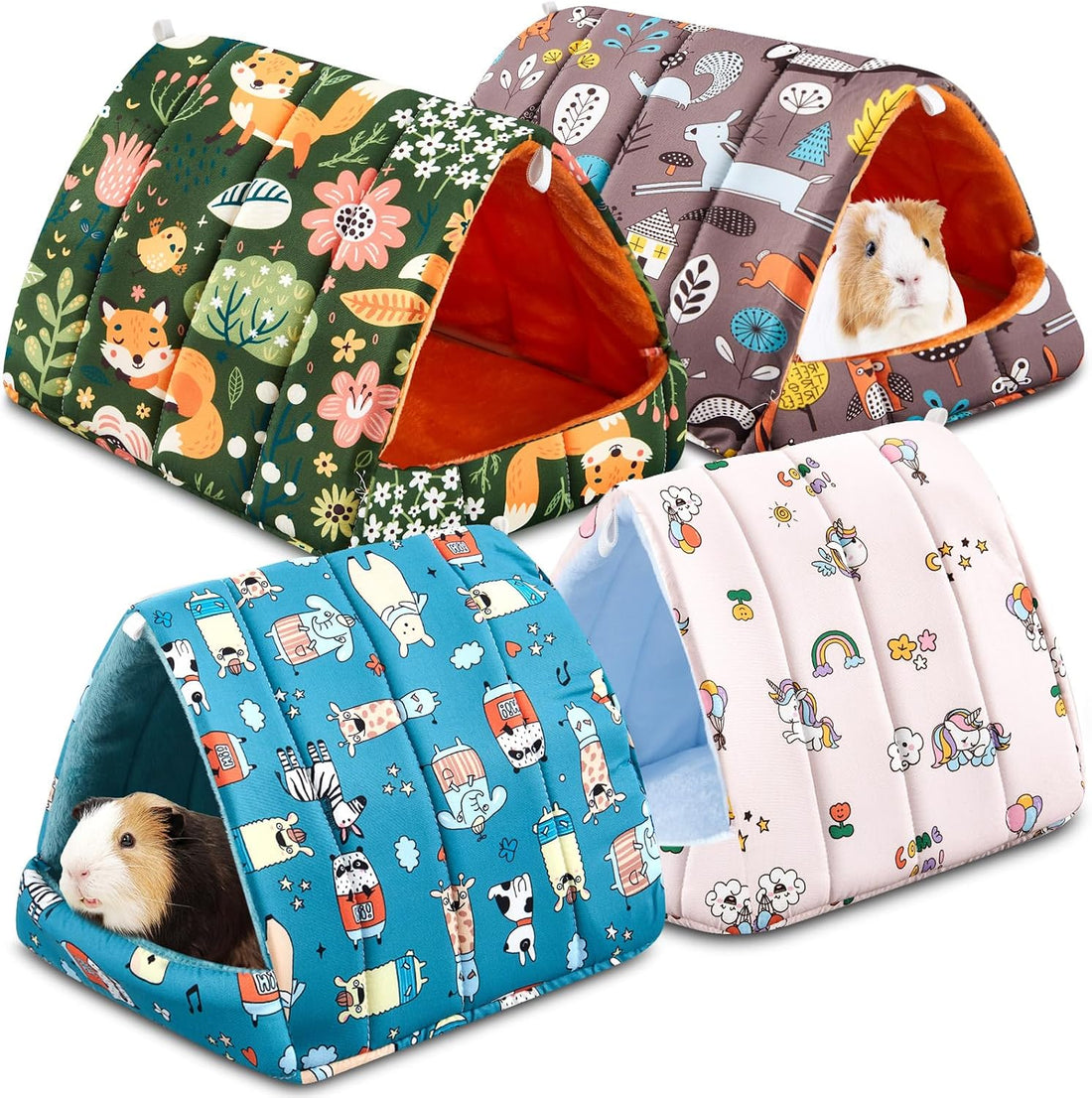 Cinnvoice Guinea Pig Hideout Bed Washable House Cage