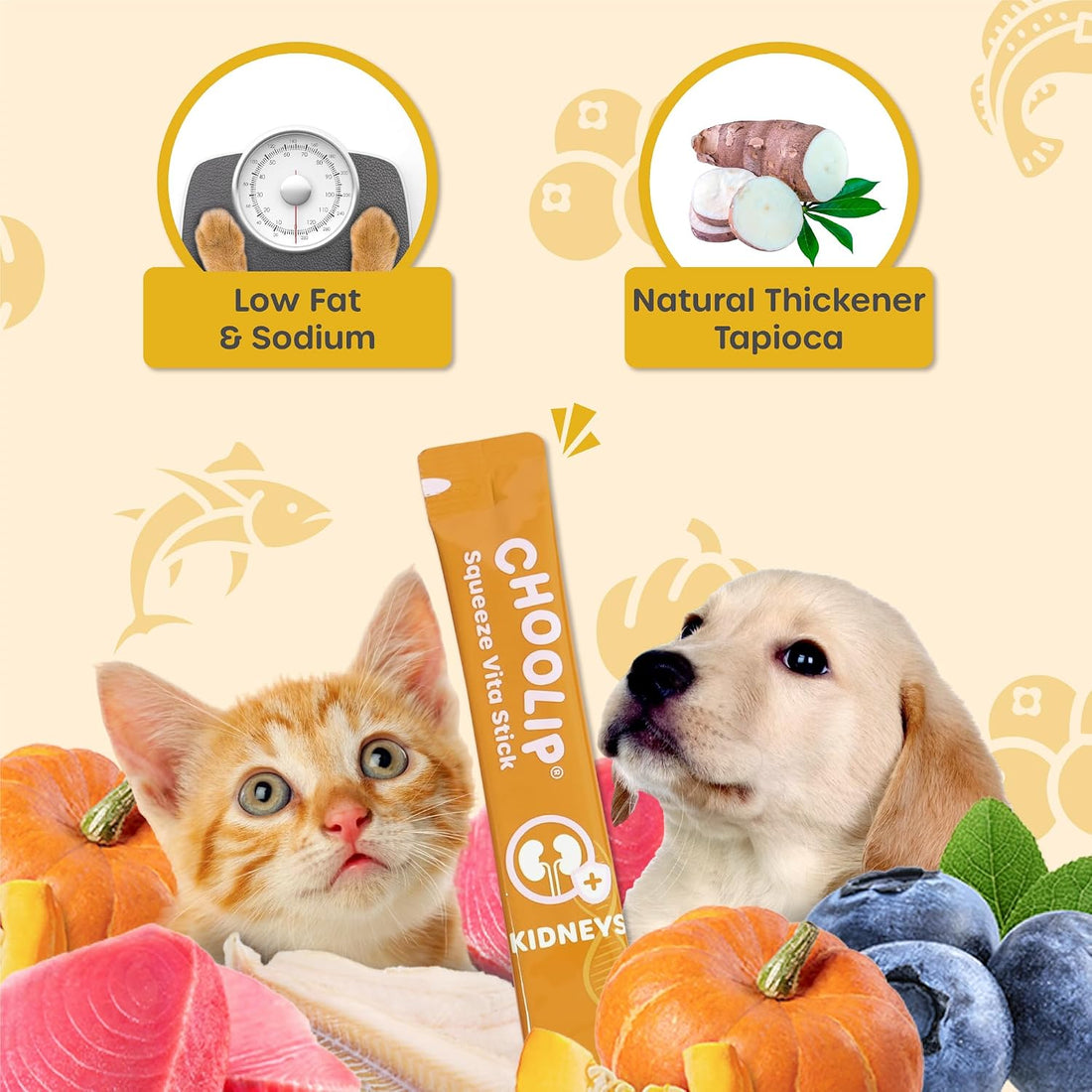 Choolip Squeeze Vita Stick Lickable Cat and Dog Treats