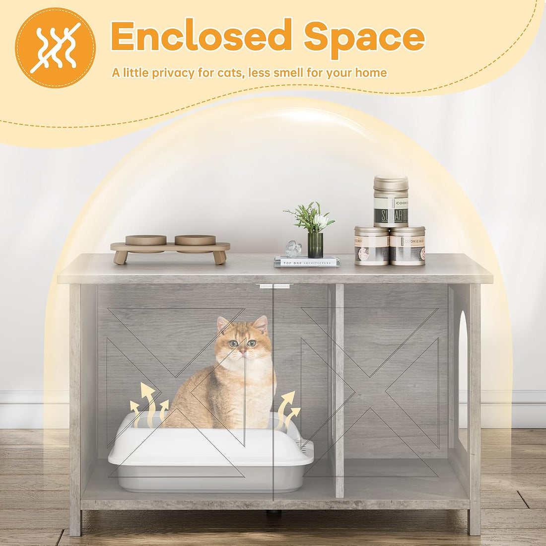 Shintenchi Cat Litter Box Enclosure