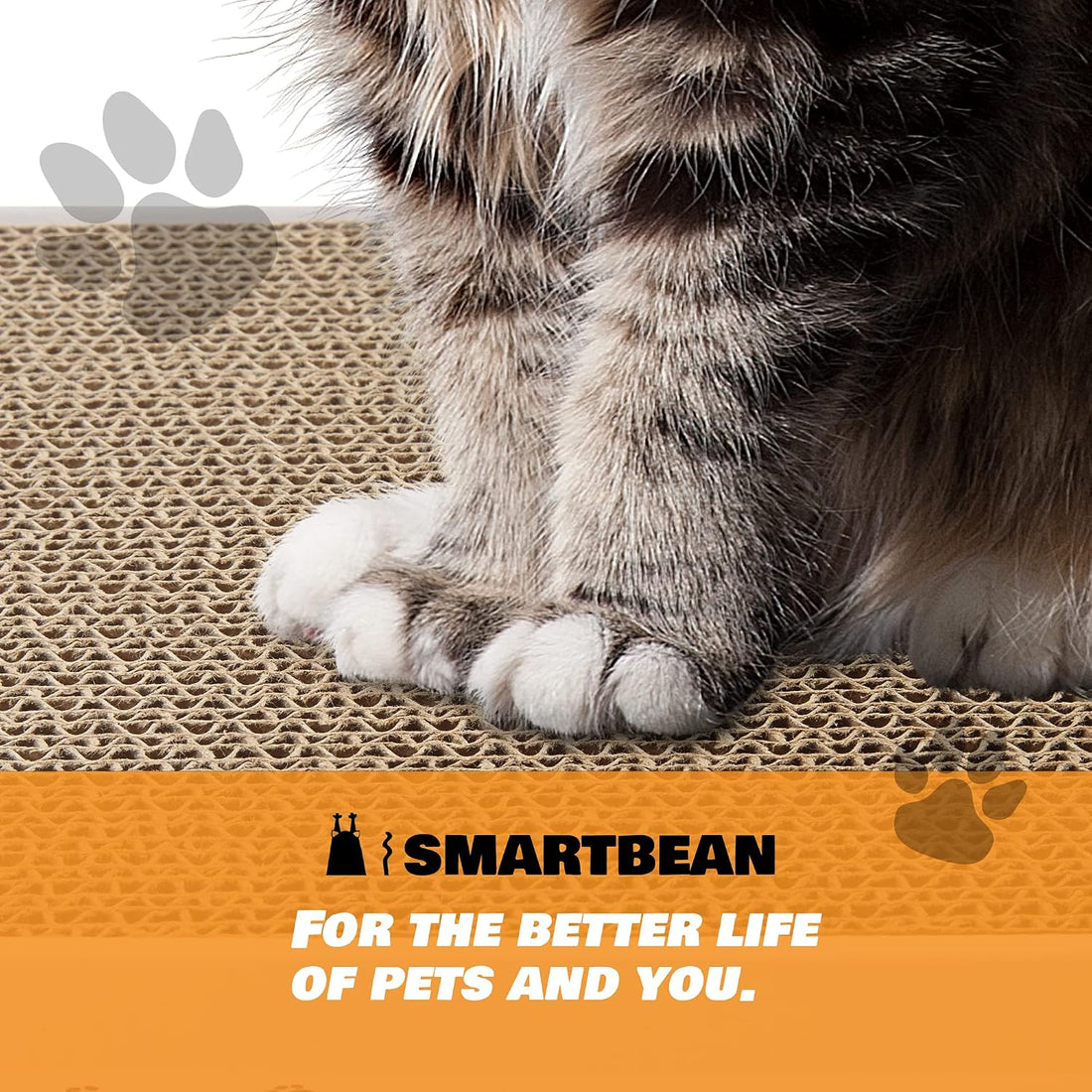 Cardboard Scratcher Pad Scratching Post:Smartbean 3PCS Cat