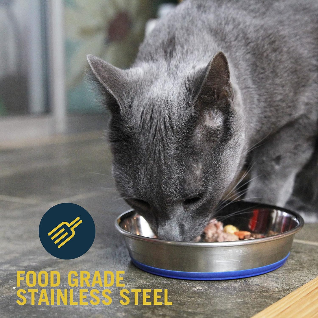 Our Pets DuraPet Stainless Steel Non-Slip Easy to Clean