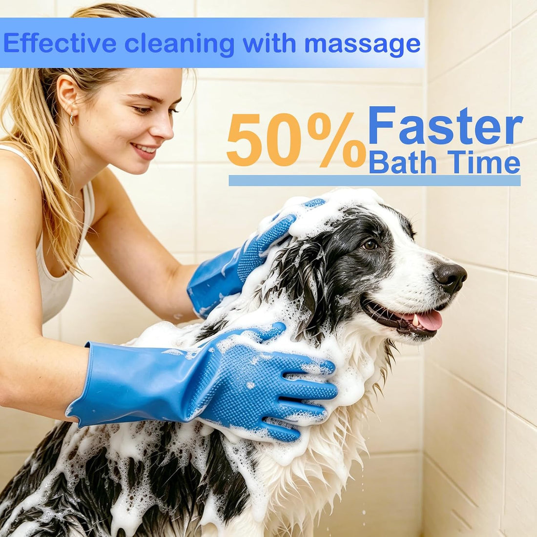 Yintoper Pet Grooming Gloves
