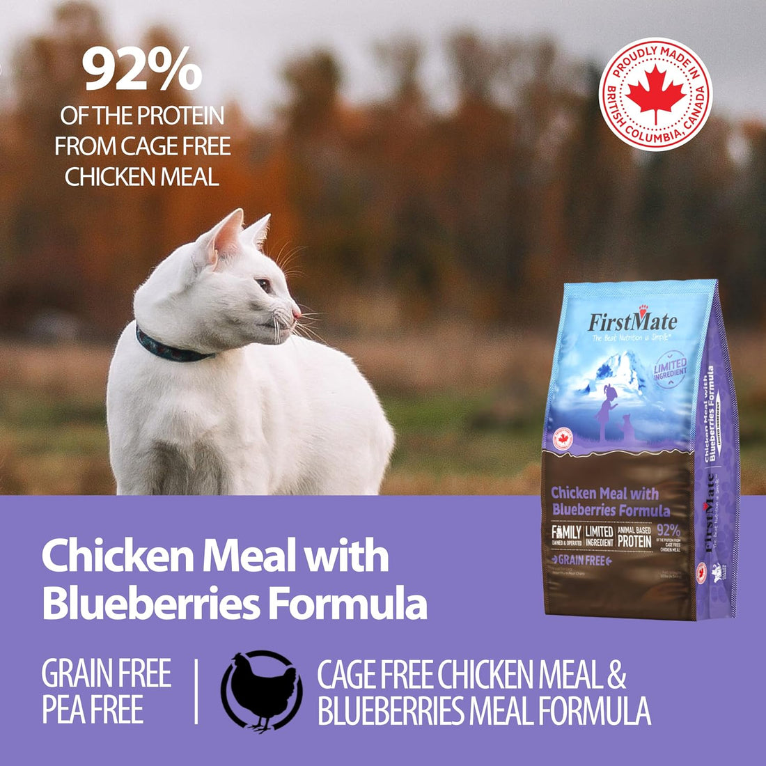 FirstMate - Grain-Free Cat Food for All Life Stages, 4 lb