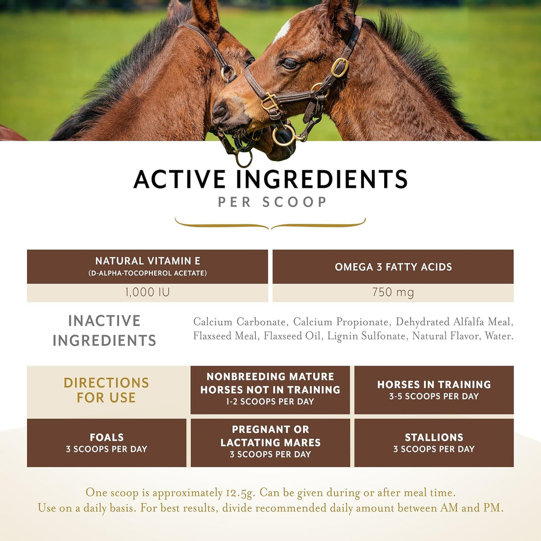Equithrive Natural Vitamin E Pellets Horse Supplement
