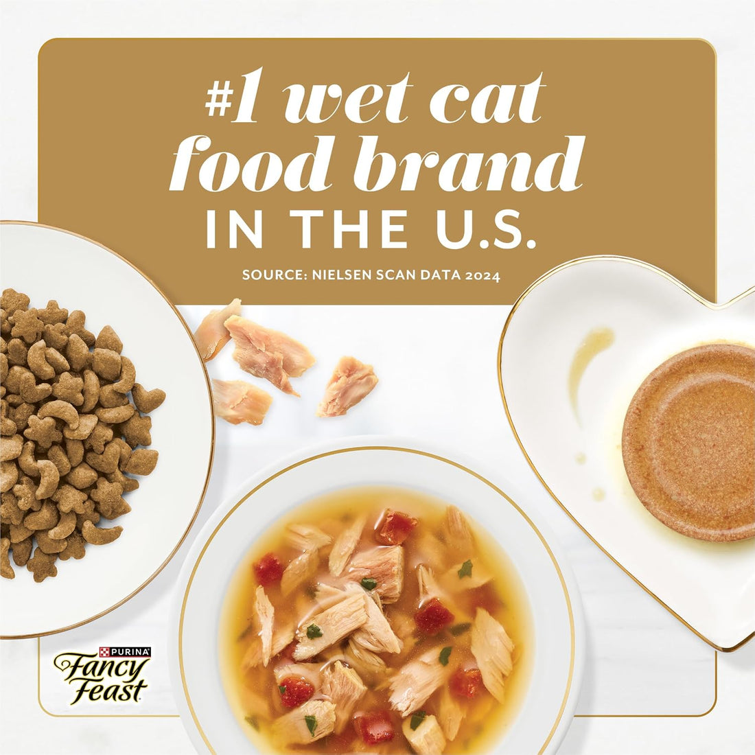 Purina Fancy Feast Layered Delights Chicken Mousse Topped with Flaked