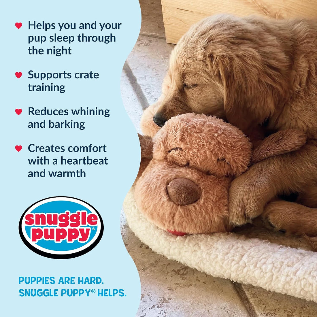 Snuggle Puppy Heartbeat Calming Puppy Toy