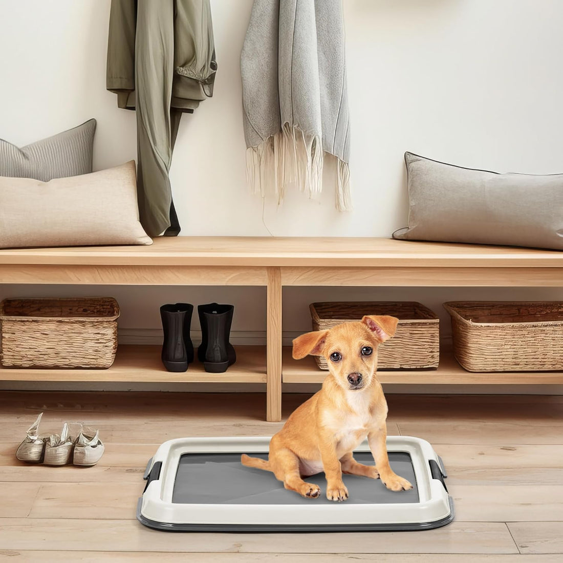 IRIS USA Pee Pad Holder for Dogs and Puppies