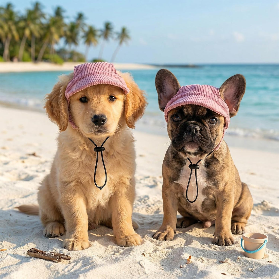 Rbenxia Dog Sun Hat with Ear Holes