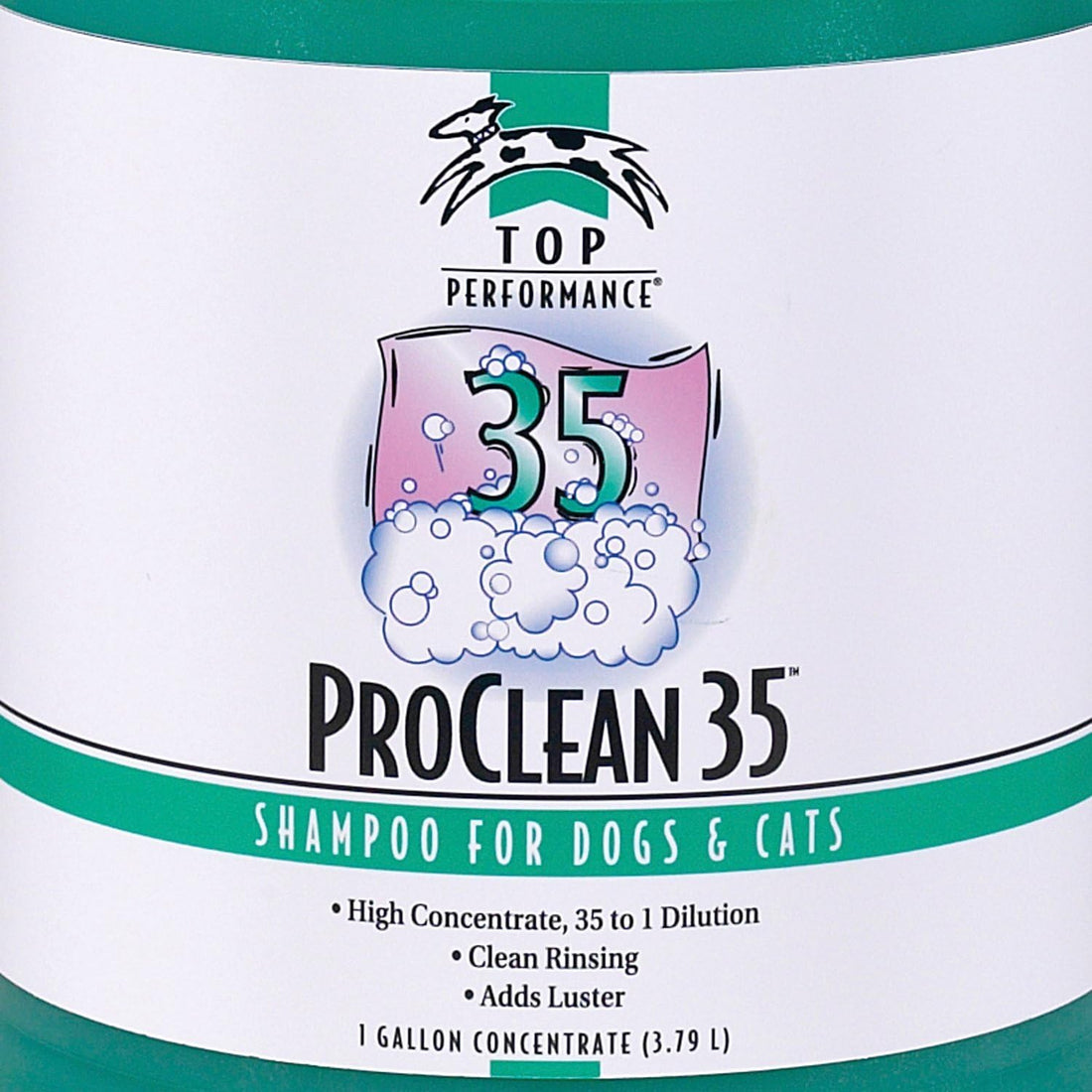 Top Performance ProClean 35 Dog and Cat Shampoo, 1-Gallon