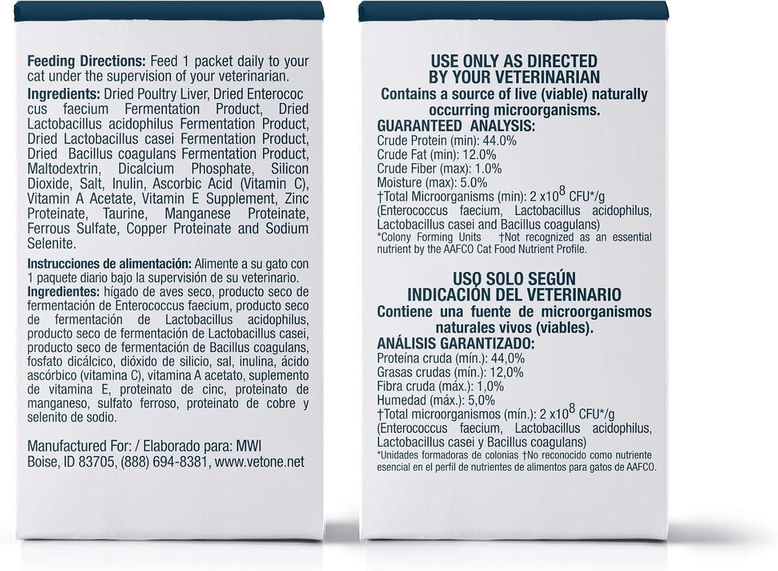 Vet One 840235149170 VetOne Advita Probiotic Nutritional Supplement