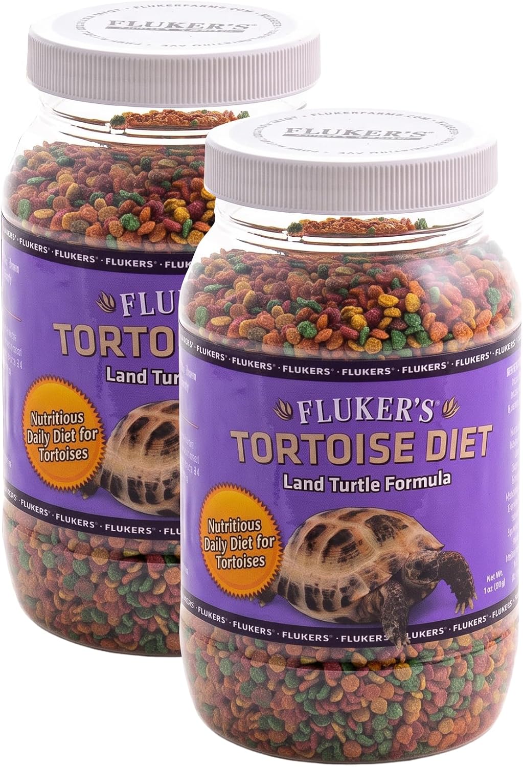 Fluker's Premium Tortoise Diet Small Pellet Food, 7 oz
