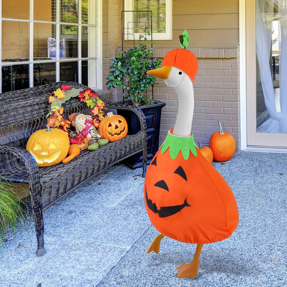 Halloween Goose Outfit Pumpkin Goose Costume Cute Clothes