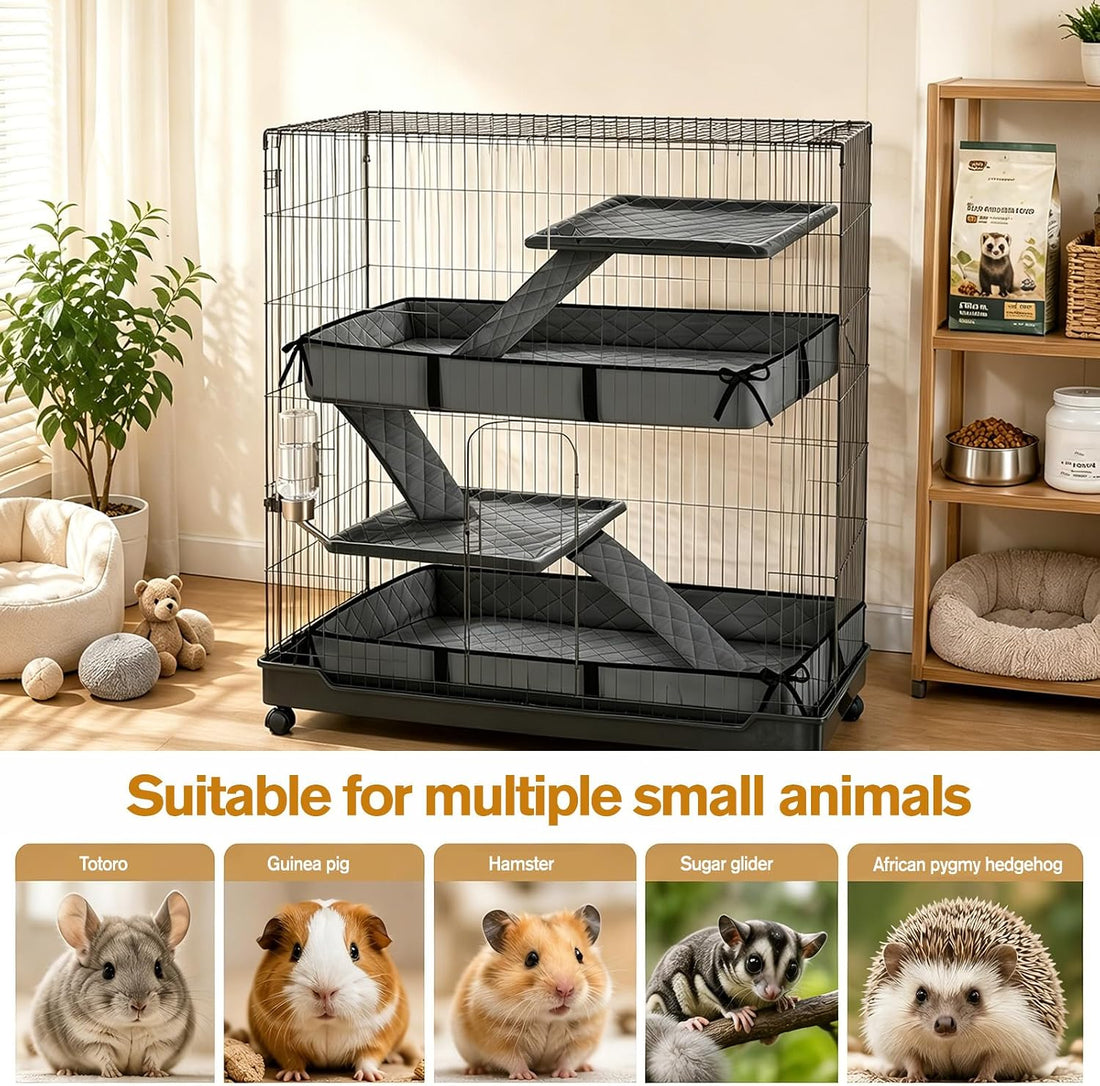 Ferret Cage Liner, Ferret Cage Accessories Suitable for Small Animals