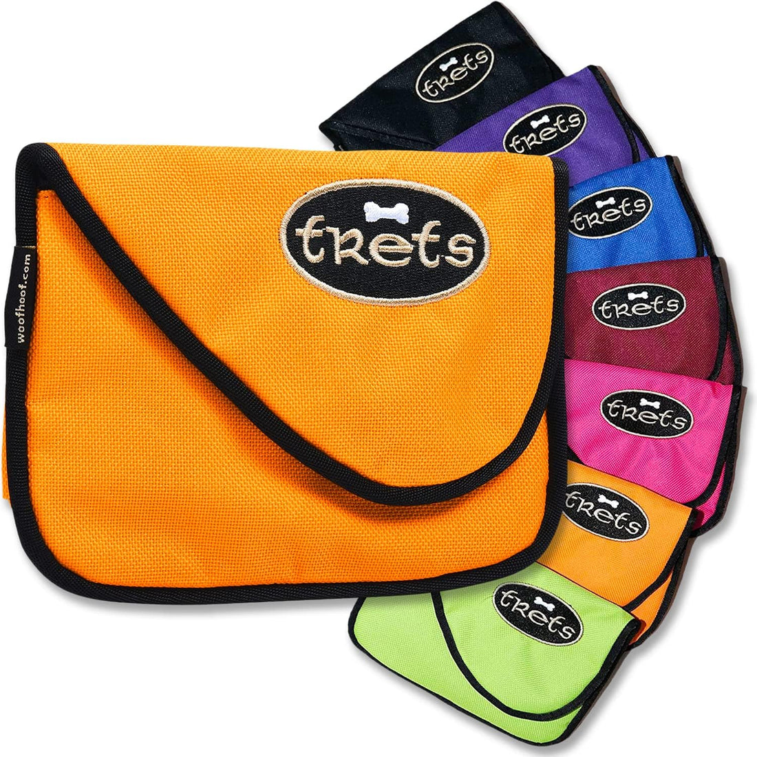 Woofhoof Dog Treat Pouch, Black Training Treat Pouch