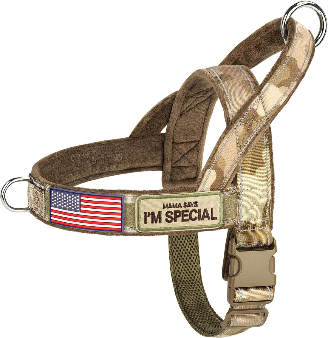 Forestpaw No Pull Dog Harness with Large Handle,Comfortable,L