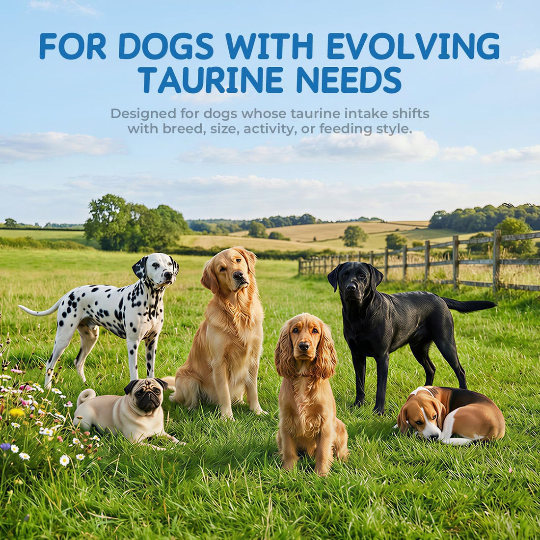 Taurine Powder Supplement for Dogs, Heart Function