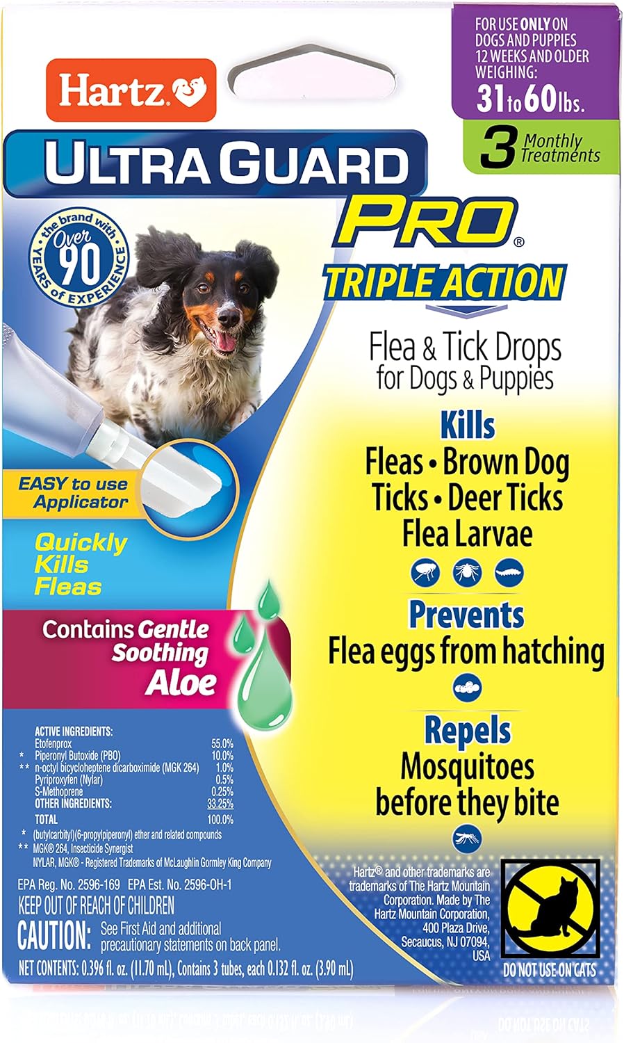 Hartz UltraGuard Pro Flea & Tick Topical Dogs & Puppies Treatment