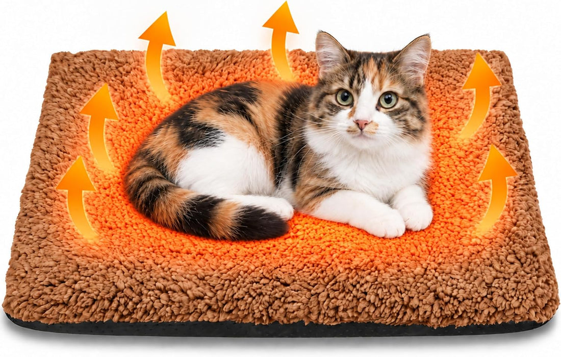 PatiencET Self Warming Cat Bed for Indoor Cats 14'' x 20''