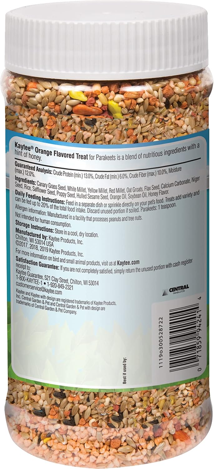 Kaytee Orange Flavored Treat -- Parakeet 10 oz