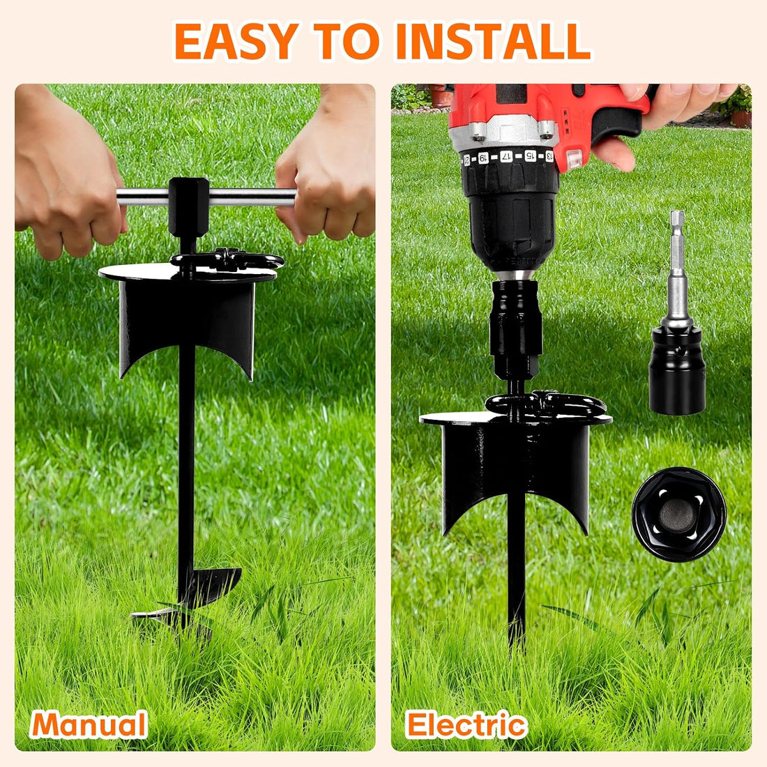 Snagle Paw Dog Tie Out Stake with Lock-Cap