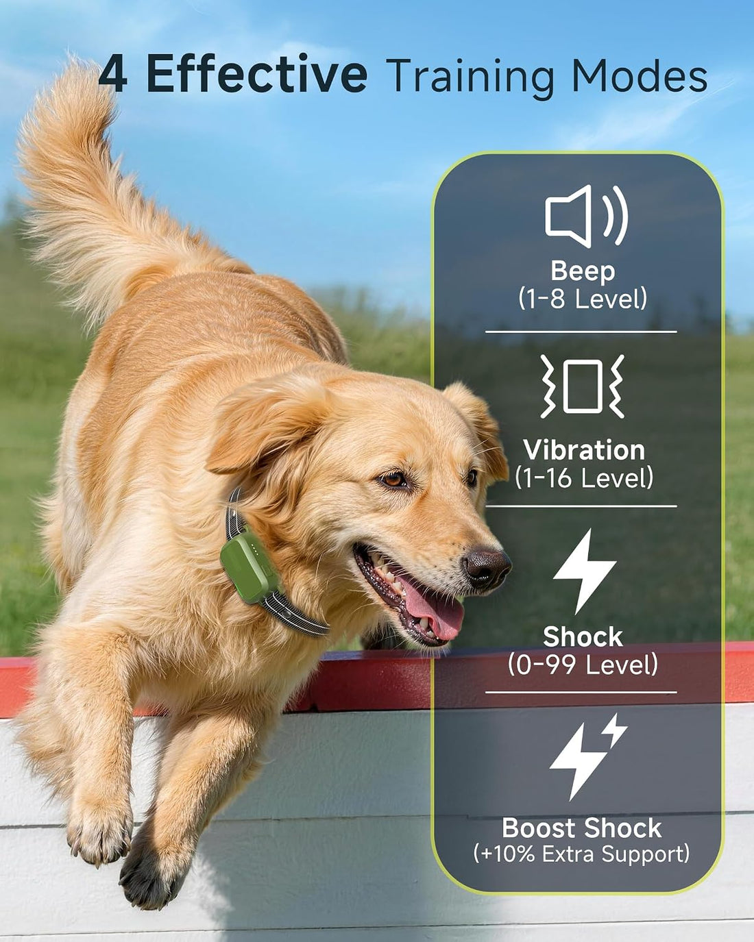 Shock Collar for 2 Dogs, 4500FT Training Collar with Remote