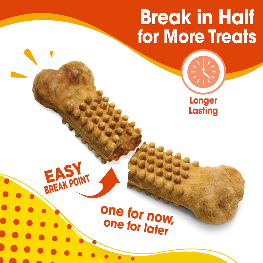 Nylabone Nubz Natural Dog Chew Treats for Large Dogs