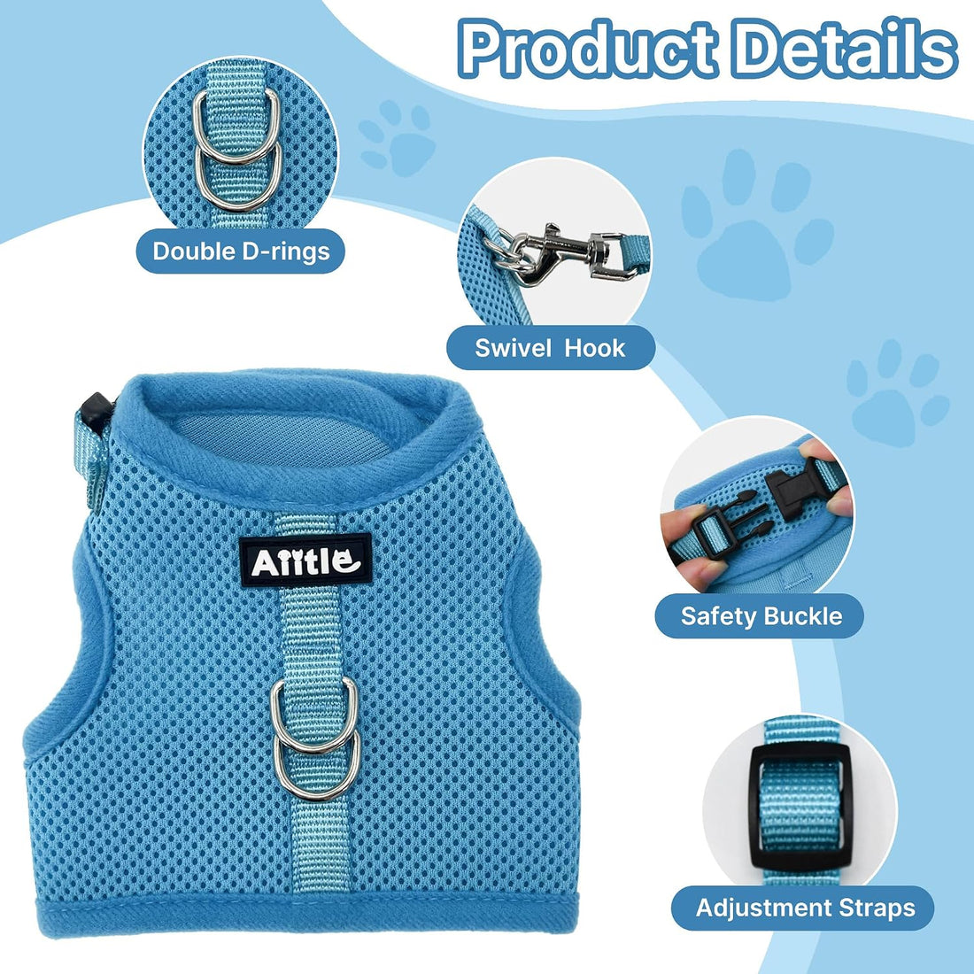 AIITLE Adjustable Rabbit and Leash Set - Lightweight & Portable